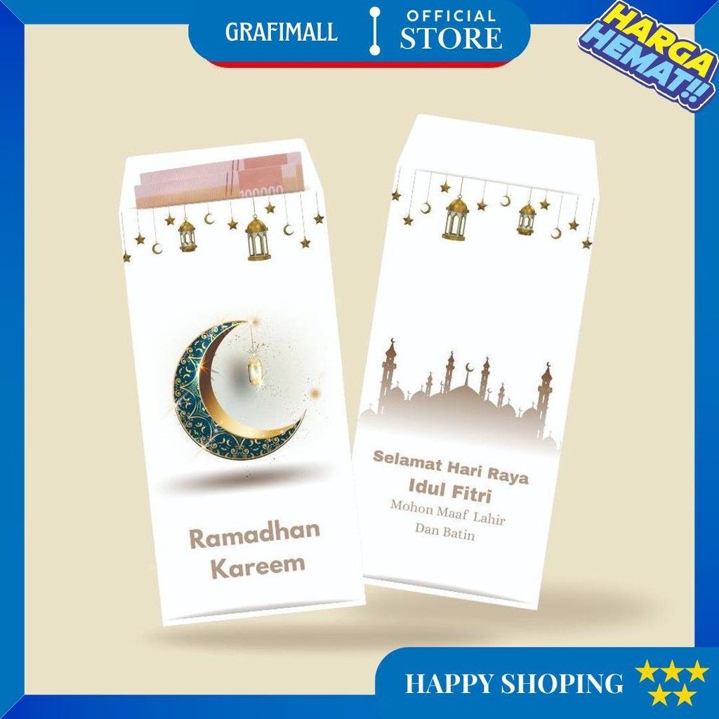 

Amplop Lebaran Panjang Estetik - Cocok Untuk Uang Kertas, Thr, Dan Hadiah D Sale