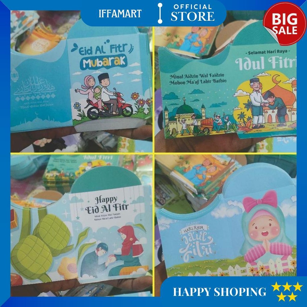 

Amplop Lebaran Medium Muslim. (1000Lembaran) D Promo 3.3