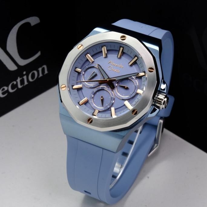 Sale Alexandre Christie Ac 6675 / Ac6675 Blue Wanita Original