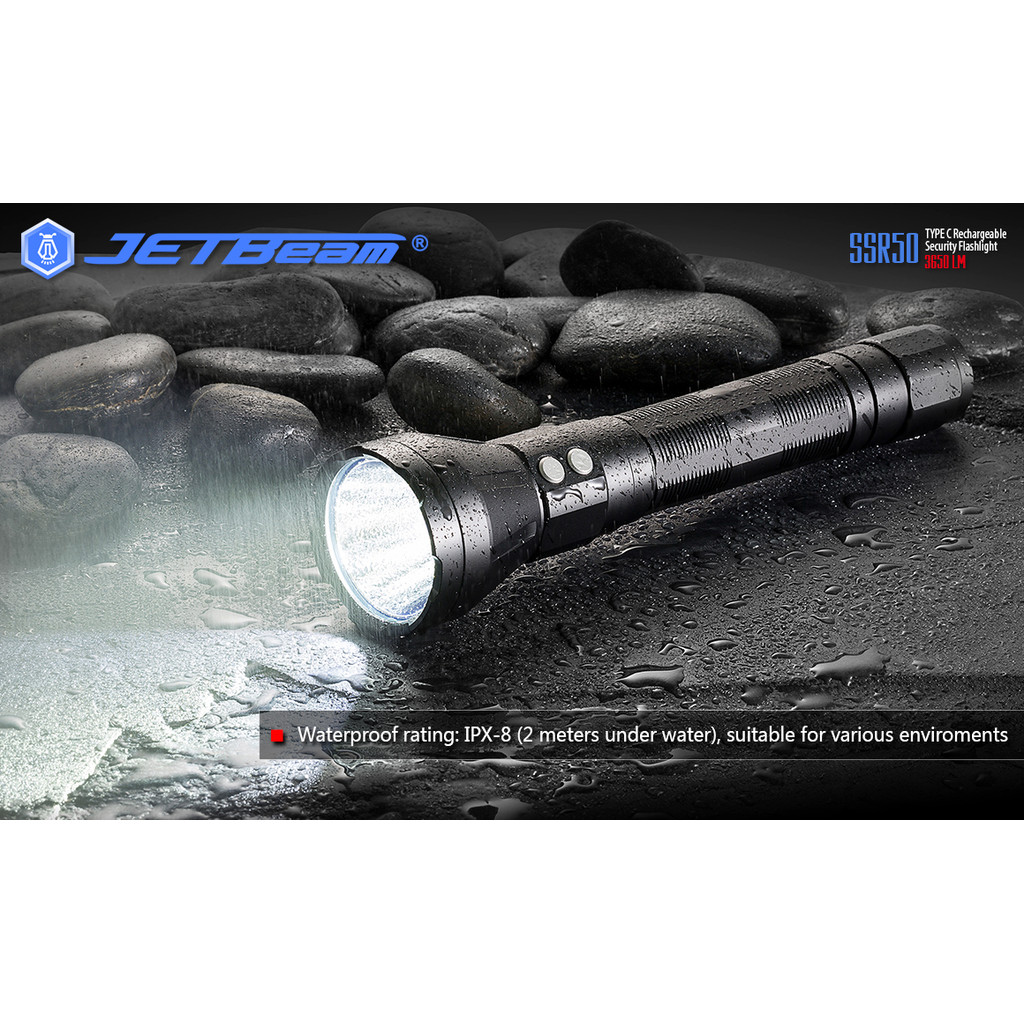 Senter LED Power Bank Cree XHP70.2 P2 3650 Lumens