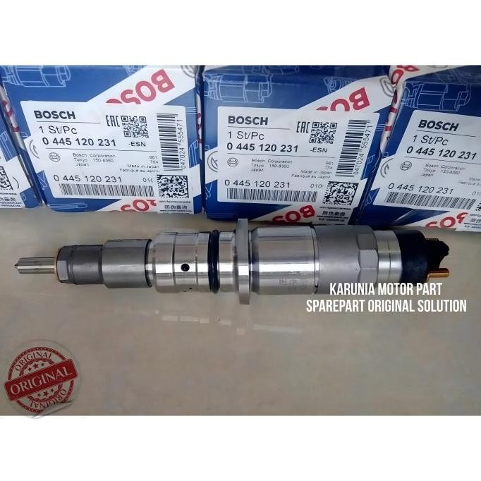 0445120231 Injector Komatsu Pc200-8Mo Nozzel Injector Komatsu Pc200 Good Quality