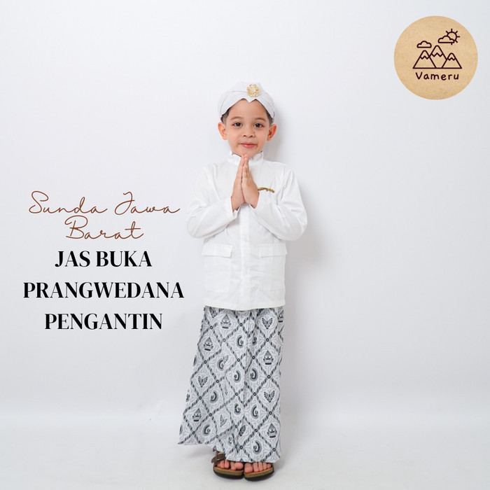 BAJU ADAT ANAK PENGANTIN SUNDA LAKI LAKI