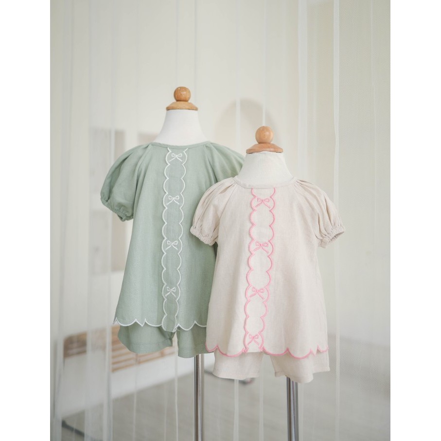 Stella set - SugarBibs - Setelan Baju Anak Perempuan