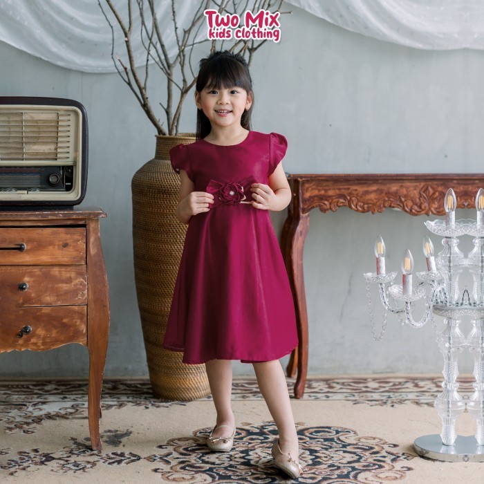 Two Mix Baju Anak Imlek - Dres Anak Perempuan Usia 1-12 Tahun 4242