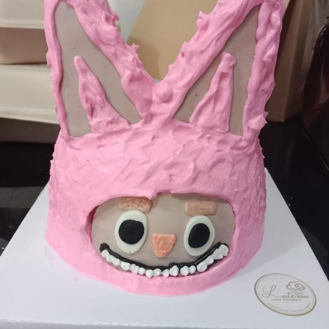 New Trend, Cake Labubu Kue Ultah Kekinian Korean Cake Viral Kue Labubu Boneka Labubu Cake Coklat Kue
