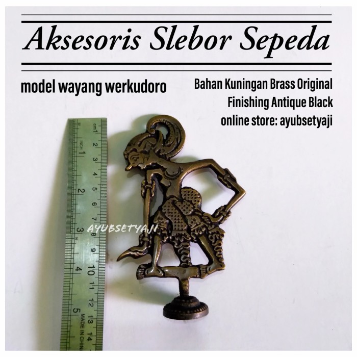 My Maskot Slebor Sepeda Ontel Karakter Wayang Pandawa Punakawan Kuningan