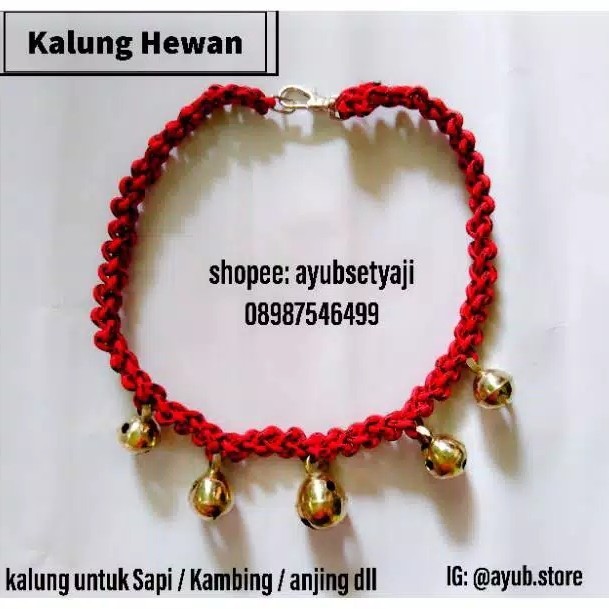 My Kalung Sapi No1 Kalung Kambing Kerbau Dengan Lonceng Bulat Kuningan