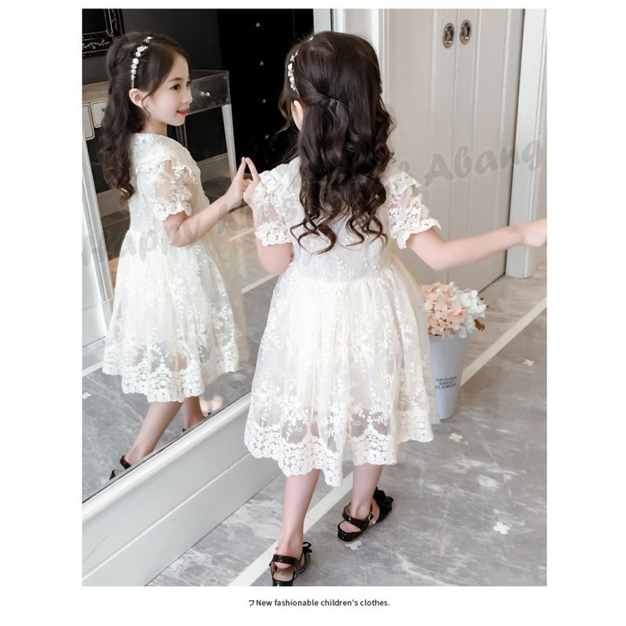 Terbaru Dress Putih Anak Perempuan Import / Dress Princess Anak Perempuan