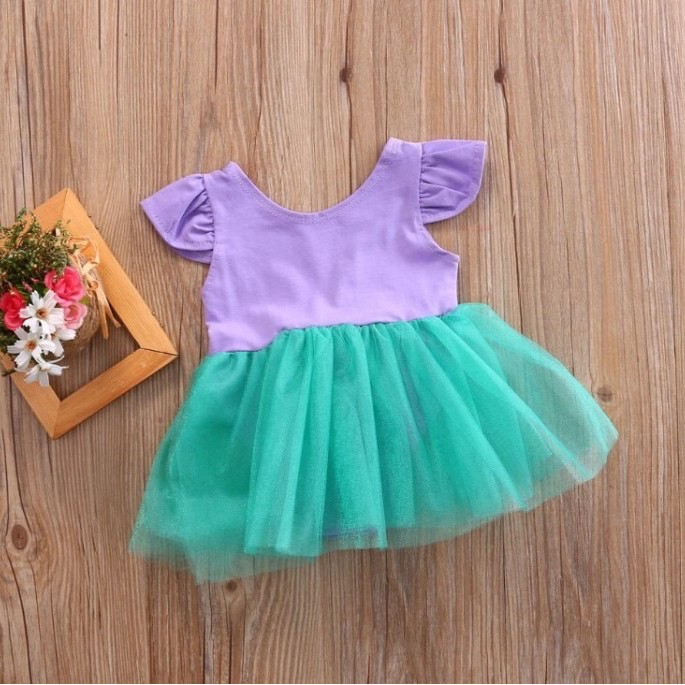Produk Unggulan Dress Mermaid Bayi Anak Perempuan Import