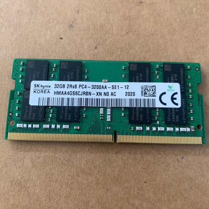 Memory Laptop SODIMM HYNIX 32GB 2Rx8 PC4 -3200AA DDR4