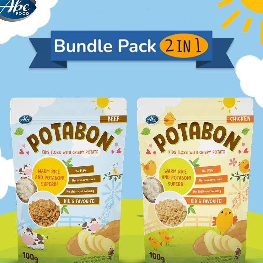 

Abe Food Potabon With Cripy Potato Bundle 2 Pc All Variantabon Anaabon Calanabon No Mg