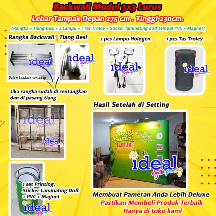 

BACKDROP STAND BACKWALL 3X3 LENGKUNG ATAU LURUS AREA JAKARTA