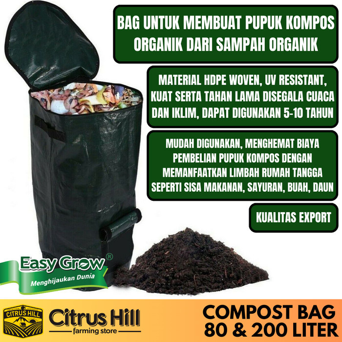 COMPOST BAG - KOMPOS BAG - EASY GROW - POT PUPUK KOMPOS