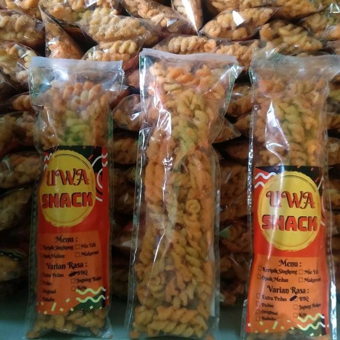 

Promo Makaroni Spiral Paket 50Pcs Uwa Snack Packing Aman