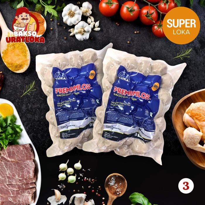 

Viral Superloka Isi 50 Butir Berat 650Gr Bakso Daging Sapi Premium Cod