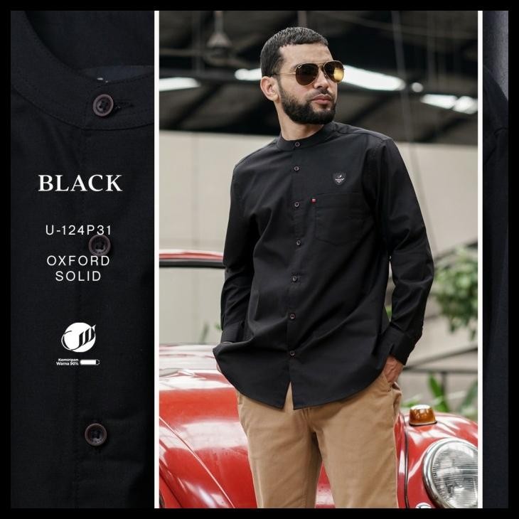 Promo Samase U124P Kemko Basic Ls Kemeja Koko Lengan Panjang Best Quality Asli 100% Original