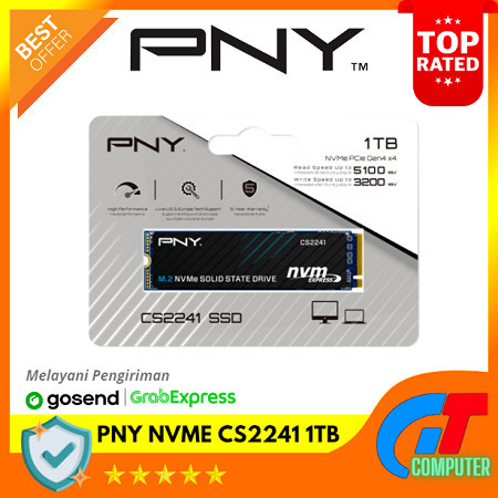 TERBARU - SSD PNY NVME CS2241 1TB Gen 4x4