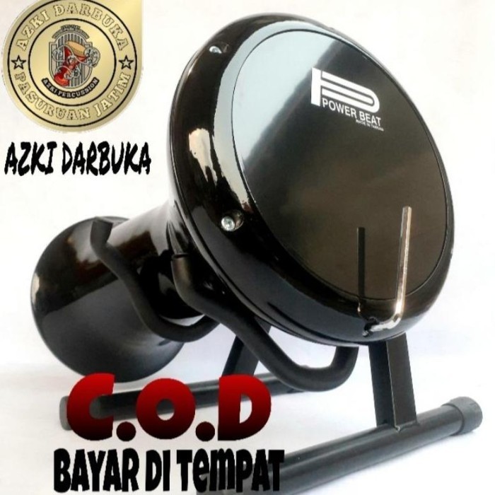 HOT SALE TERMURAH Darbuka 8 inci /Hitam gilap + kunci L