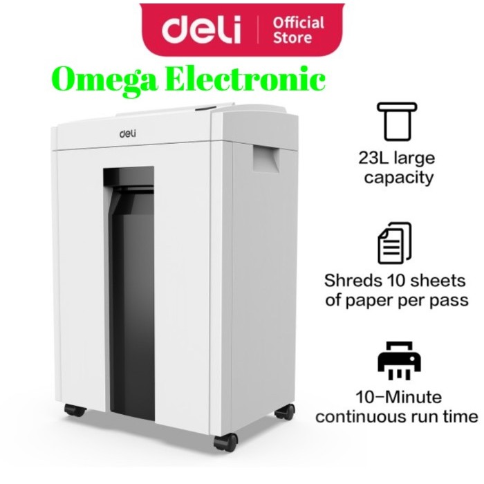 

PROMO! Deli E9952 Paper Shredder Mesin Penghancur Kertas Berkas E 9952