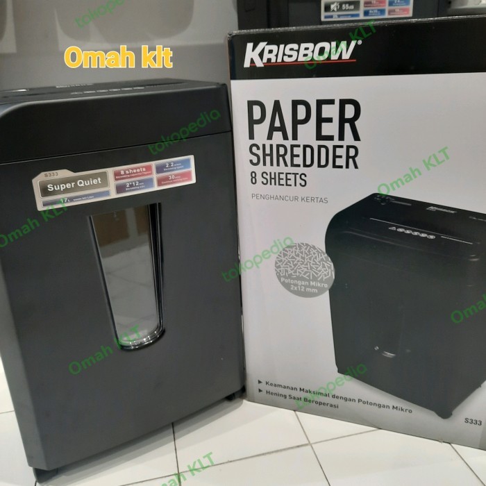 

PROMO! krisbow mesin penghancur kertas papper shredder S333 heavy duty