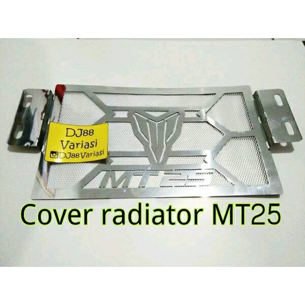 cover radiator mt25 stainless. tutup radiator mt 25