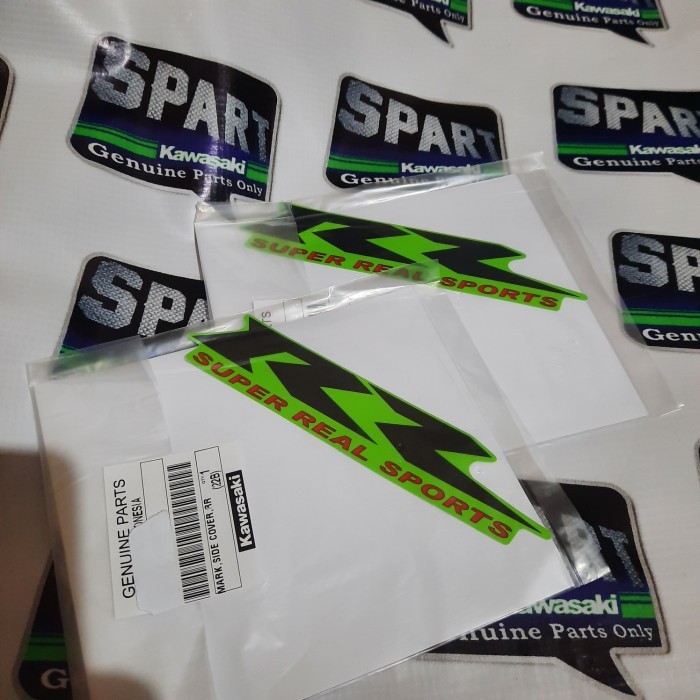 Stiker Striping Body Belakang Ninja Rr New Hijau Anniversary Original