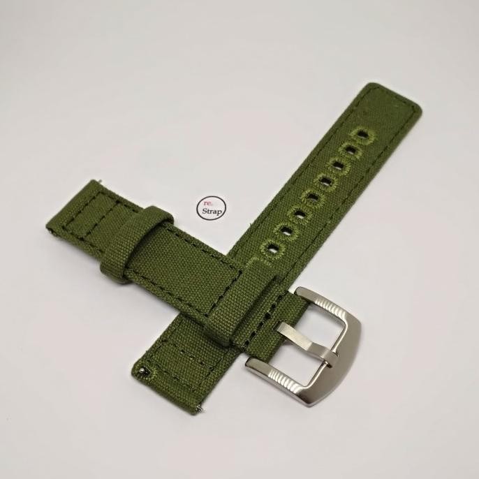 Tali Jam Canvas Strap QUICK RELEASE [Cv-15] 20mm 22mm Terlaris