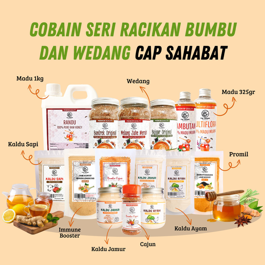 

Cap Sahabat - Kapulaga India Botol Premium / Cardamom Pods