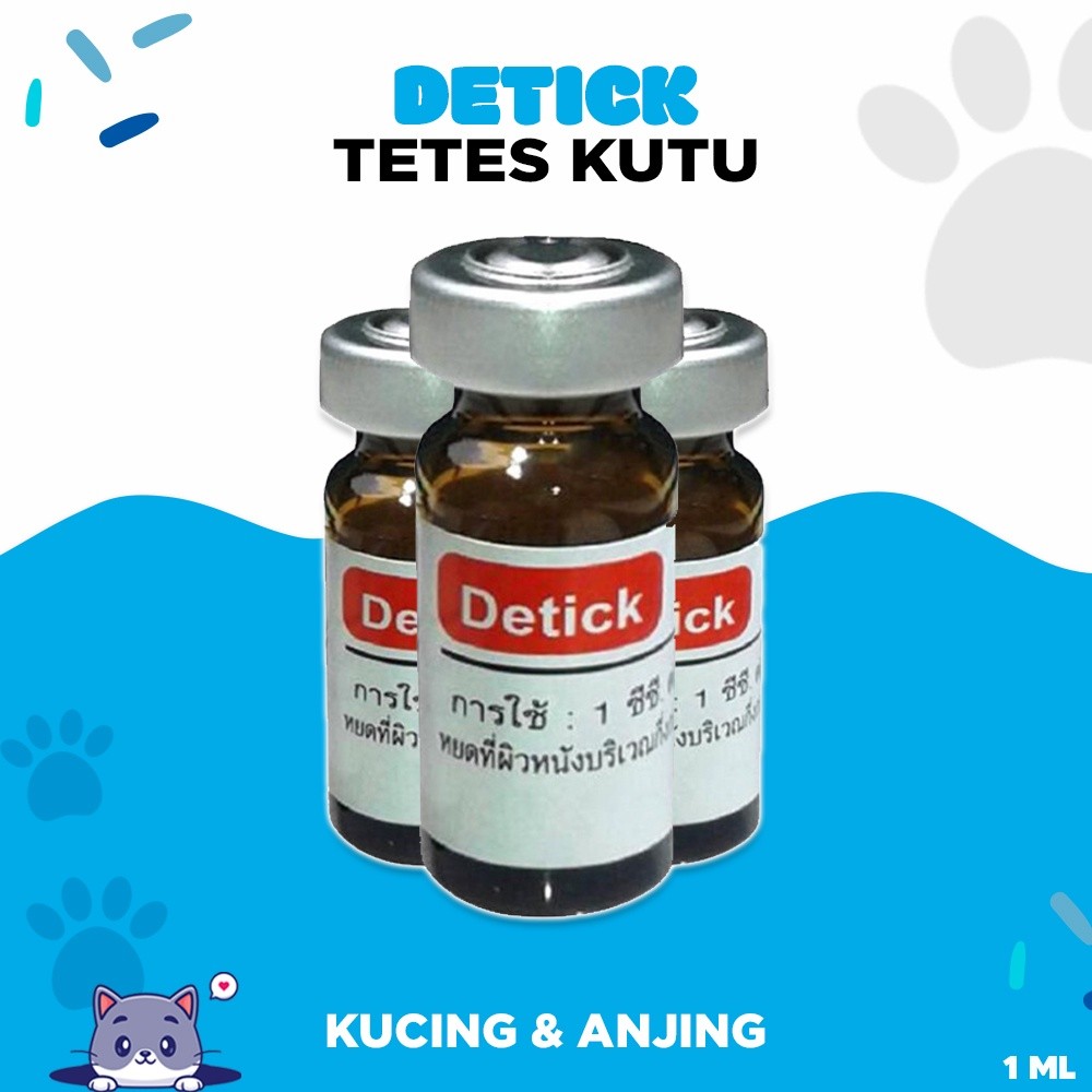 DETICK OBAT KUTU - KUCING