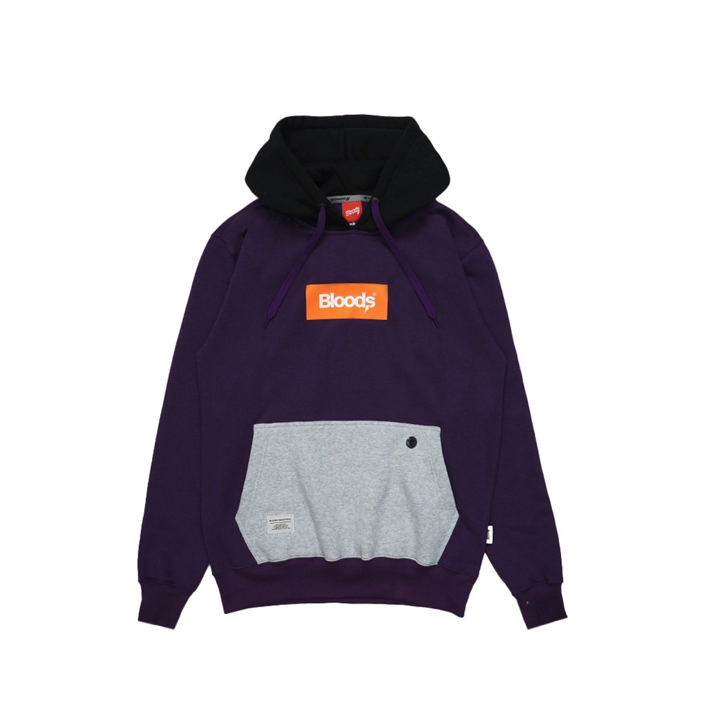 Bloods Reg Sweater Hoodie Takibi 02 Purple Grey