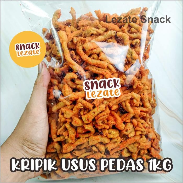

Kripik Usus Ayam 1 Kg Pedas Murah Enak Renyah / Keripik Usus Ayam Pedas Balado / Kripsus Kripik Usus