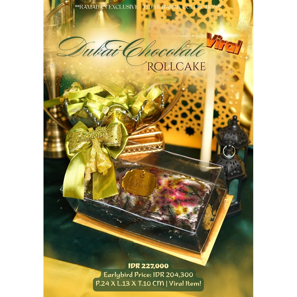 

Dubai Chocolate Rollcake VIRAL
