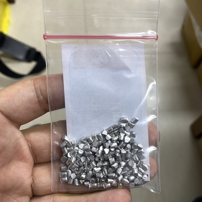 

terbaru !!! aluminium murni 99.9% granule 1 kg gram ready