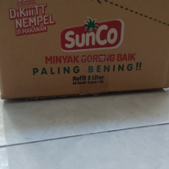 

terbaru !!! minyak goreng sunco 2 liter 1 karton ( bisa gojek ) ready