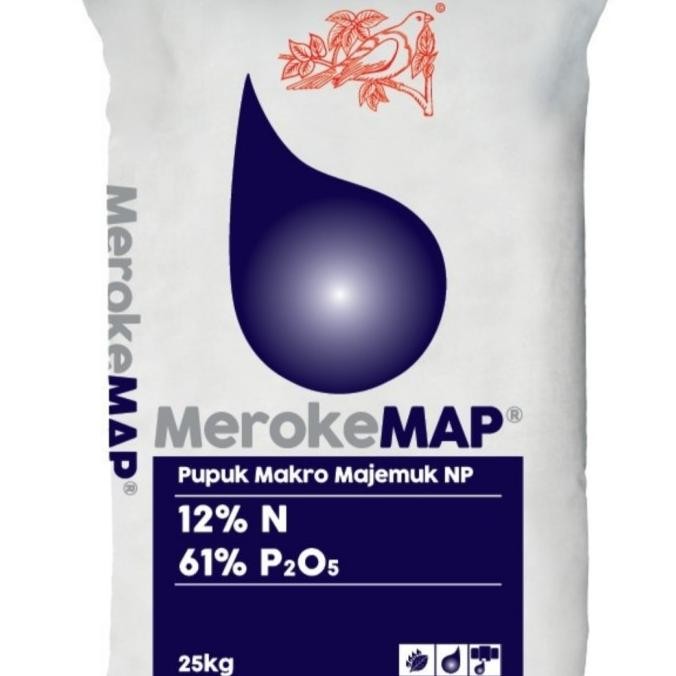 

PUPUK MEROKE MAP 25 KG. ORIGINAL KEMASAN PABRIK STOK TERBATAS