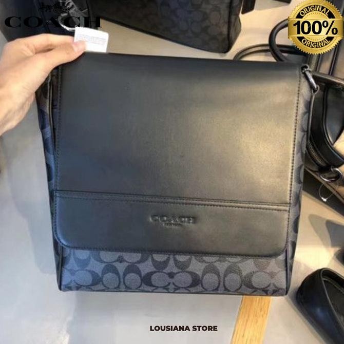 

HUSTON MAP BAG INIGNATURE CHARCOAL BLACK STOK TERBATAS