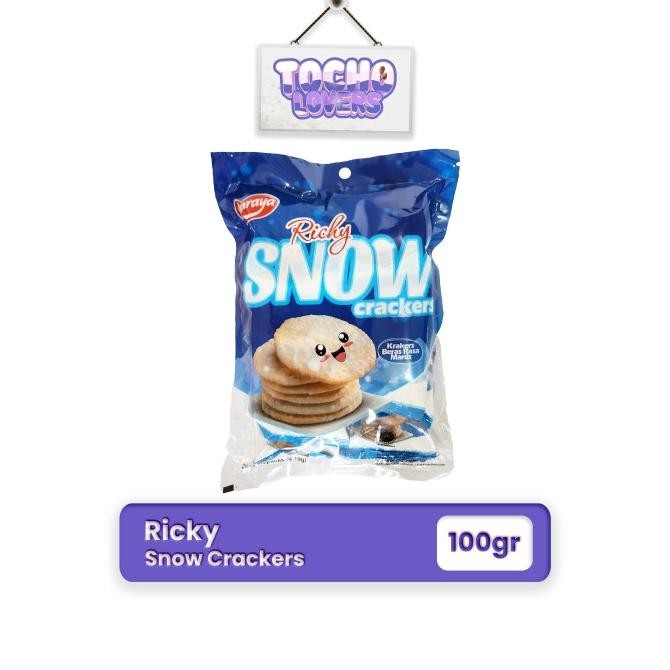 Sale! Naraya Ricky Snow Crackers Kue Beras Rasa Manis