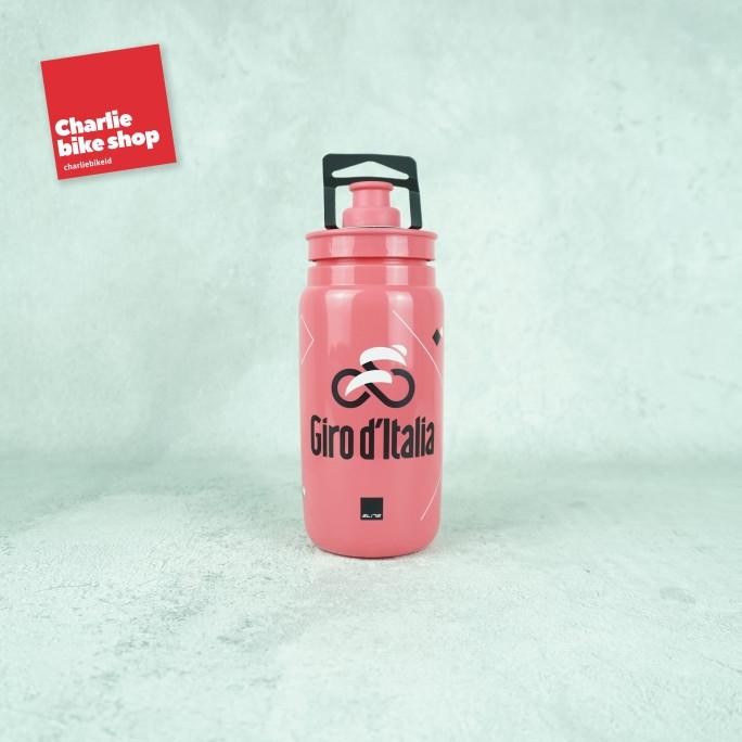 

BOTOL MINUM SEPEDA ELITE FLY GIRO D'ITALIA MAP 550ML - PINK BLACK STOK TERBATAS