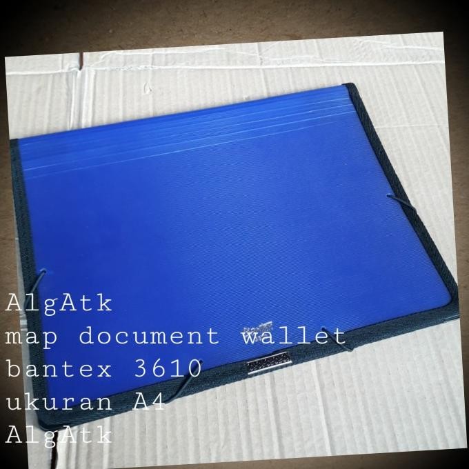 

MAP DOCUMENT WALLET BANTEX SIZE A4 NO REF 3610. STOK TERBATAS