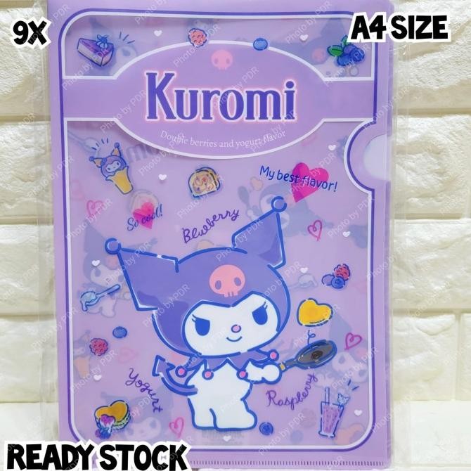 

MAP FOLDER A4 SANRIO ORIGINAL KUROMI SWEETS FLAVOR STOK TERBATAS