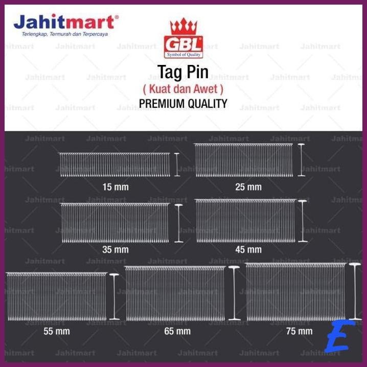 

| JH | TAG PIN / TAGPIN / TAG PINS / TAGPINS / LABEL MERK "GBL