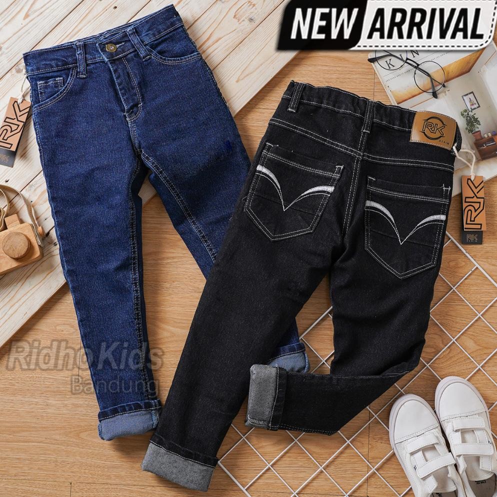 Promo Lebaran Celana Jeans Anak Laki 4 Tahun - 12 Tahun Celana Panjang Anak Cowok Terbaru Kekinian B