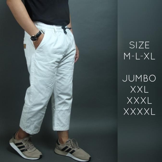 Celana Sirwal Putih Al Amwa Premium Ukuran Jumbo