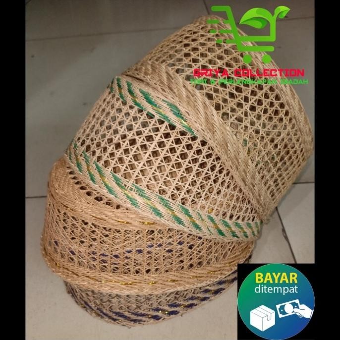 Peci Rotan / Peci Gusdur / Peci Anyaman / Peci Aceh / Kopiah Rajut