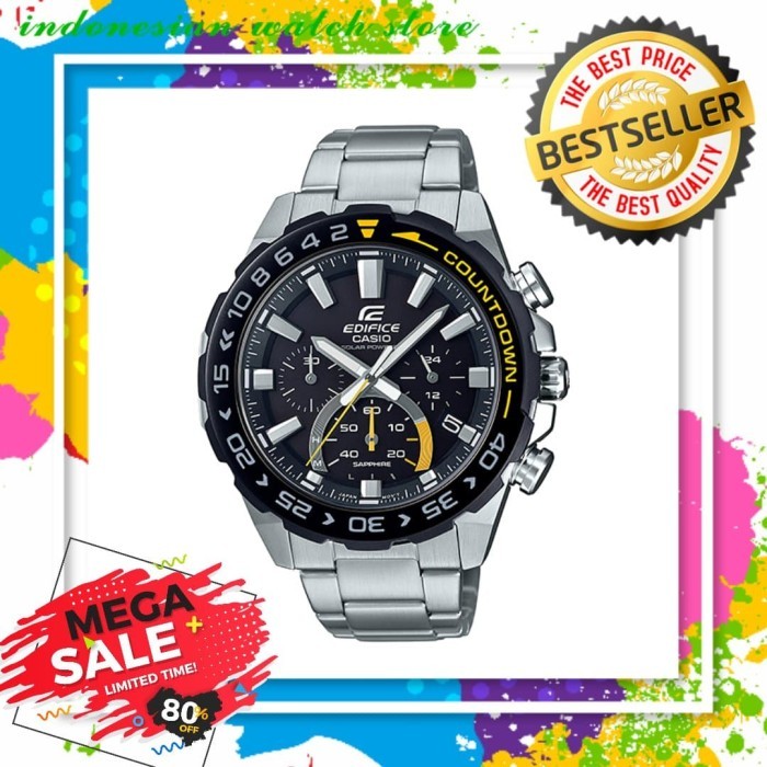 TERUJI TERBARU  Jam tangan pria Edifice EFS S550 ORIGINAL FREE Box set