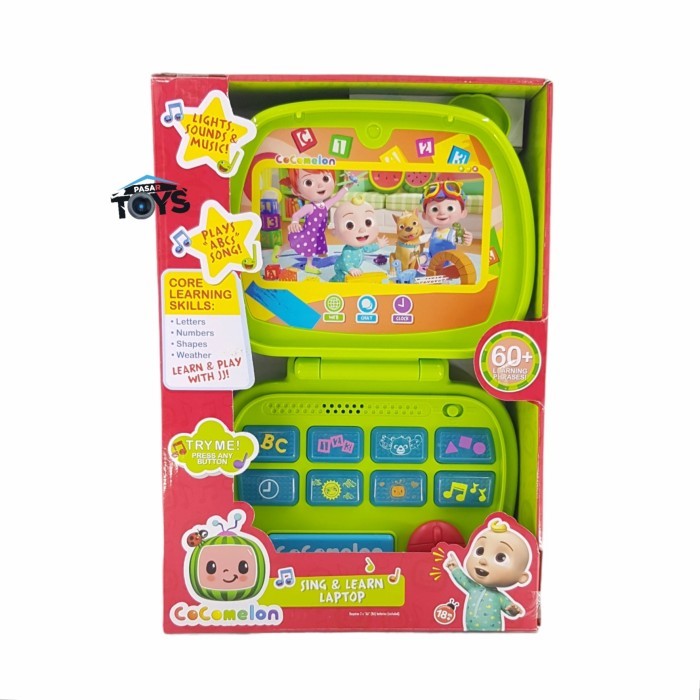 Cocomelon Sing & Learn Laptop Mainan Laptop Cocomelon Original