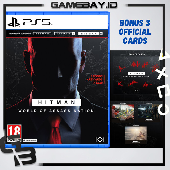 Ps5 Hitman : World of Assassination ( Hitman 1 + 2 + 3 + all DLC )