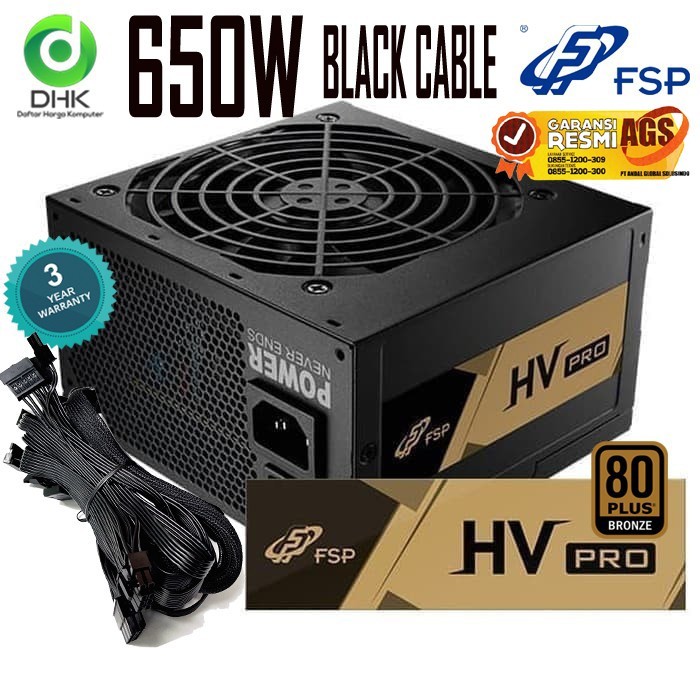 Power Supply FSP HV Pro 650W 80+