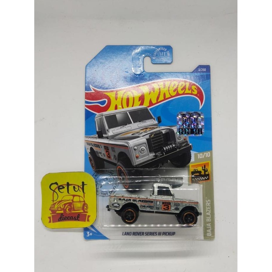 HOT WHEELS HOTWHEELS ZAMAC LAND ROVER SERIES III PICKUP FACTORY SEALED FS