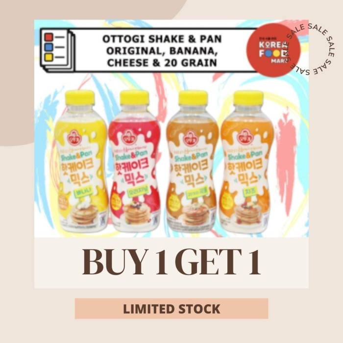 

HOT SALE! OTTOGI SHAKE & PAN HOT CAKE MIX
